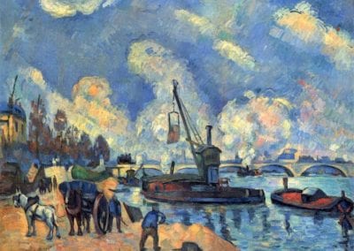 Impressionnisme Paul Cézanne la seine à bercy