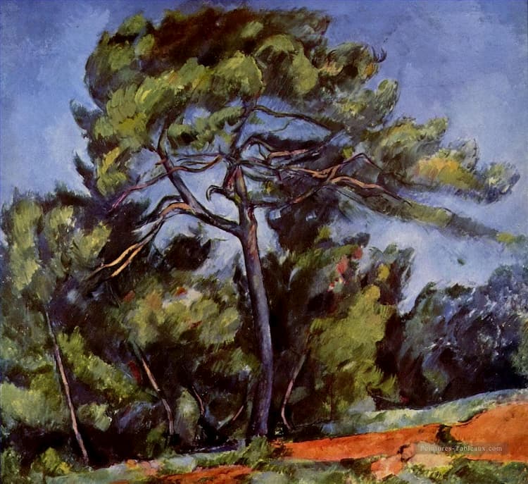 Impressionnisme Paul Cézanne le grand pin